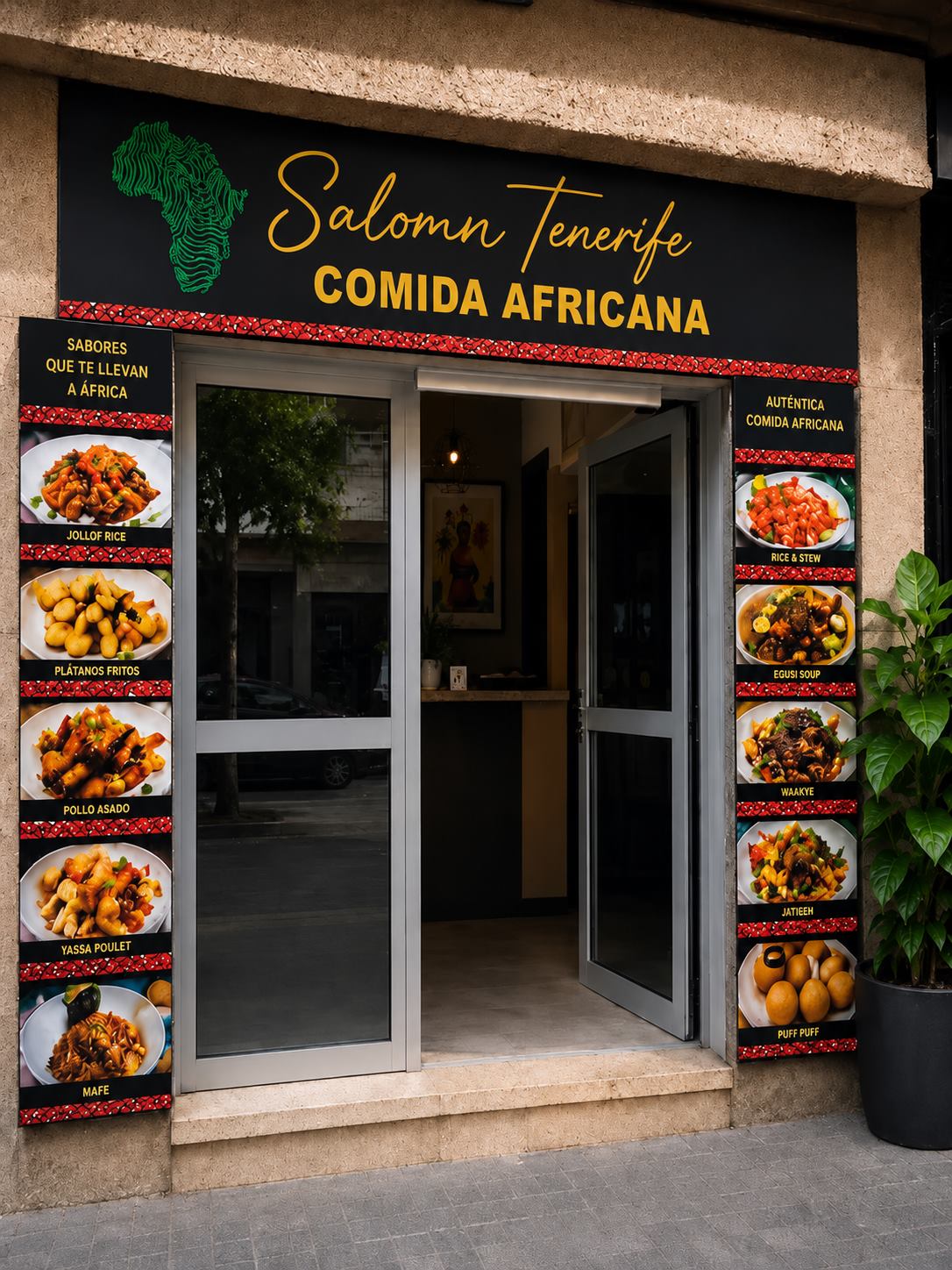 Restaurante SALOMN TENERIFE en la Plaza San Juan Bautista, Santa Cruz de Tenerife